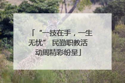 “一技在手，一生无忧” 民勤职教活动周精彩纷呈