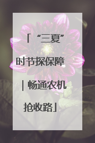“三夏”时节探保障｜畅通农机抢收路