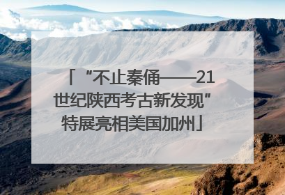 “不止秦俑——21世纪陕西考古新发现”特展亮相美国加州
