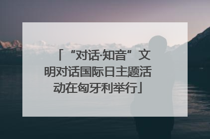 “对话·知音”文明对话国际日主题活动在匈牙利举行