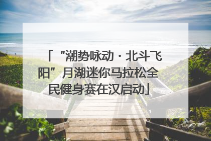“潮势咏动・北斗飞阳”月湖迷你马拉松全民健身赛在汉启动