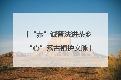 “赤”诚普法进茶乡 “心”系古镇护文脉