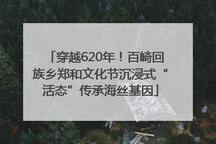 穿越620年！百崎回族乡郑和文化节沉浸式“活态”传承海丝基因