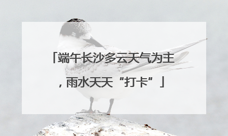 端午长沙多云天气为主，雨水天天“打卡”