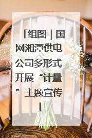 组图｜国网湘潭供电公司多形式开展“计量”主题宣传
