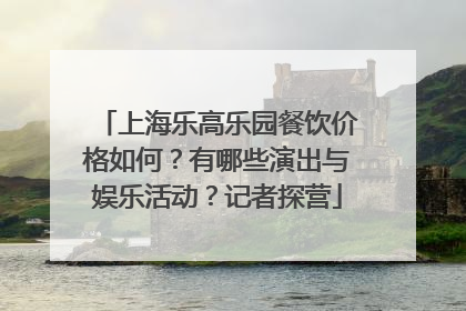 上海乐高乐园餐饮价格如何？有哪些演出与娱乐活动？记者探营