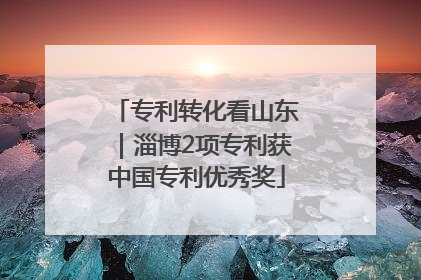 专利转化看山东｜淄博2项专利获中国专利优秀奖