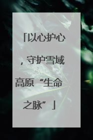 以心护心，守护雪域高原“生命之脉”