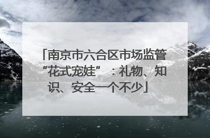 南京市六合区市场监管“花式宠娃”：礼物、知识、安全一个不少