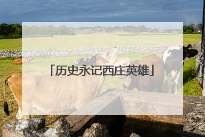 历史永记西庄英雄
