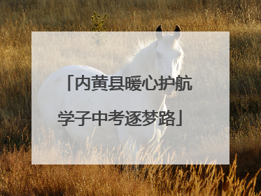 内黄县暖心护航学子中考逐梦路