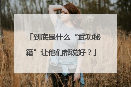 到底是什么“武功秘籍”让他们都说好？