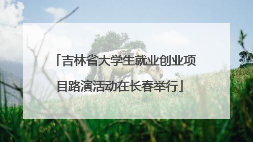 吉林省大学生就业创业项目路演活动在长春举行