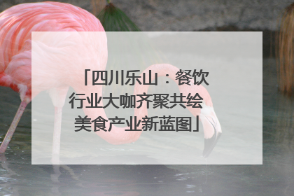 四川乐山：餐饮行业大咖齐聚共绘美食产业新蓝图