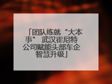 团队练就“大本事” 武汉霍尼特公司赋能头部车企智慧升级