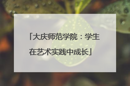 大庆师范学院：学生在艺术实践中成长