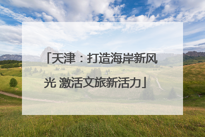 天津：打造海岸新风光 激活文旅新活力