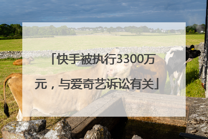 快手被执行3300万元，与爱奇艺诉讼有关