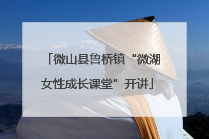 微山县鲁桥镇“微湖女性成长课堂”开讲
