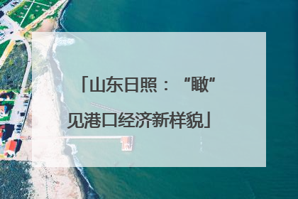 山东日照：“瞰”见港口经济新样貌