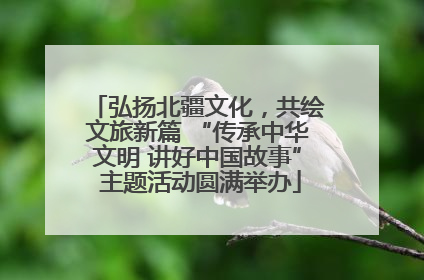 弘扬北疆文化，共绘文旅新篇 “传承中华文明 讲好中国故事” 主题活动圆满举办