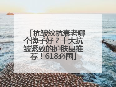 抗皱纹抗衰老哪个牌子好？十大抗皱紧致的护肤品推荐！618必囤