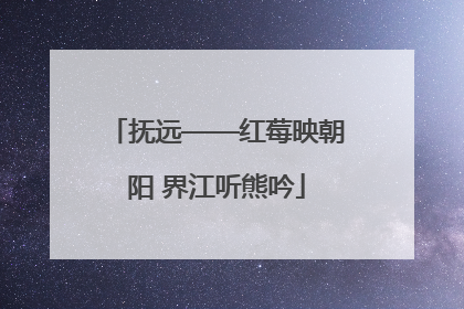 抚远——红莓映朝阳 界江听熊吟