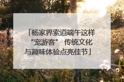 杨家界索道端午这样“宠游客” 传统文化与趣味体验点亮佳节