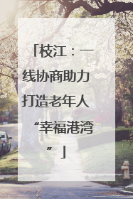 枝江：一线协商助力打造老年人“幸福港湾”