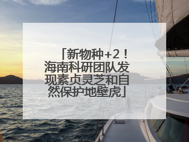 新物种+2！海南科研团队发现素贞灵芝和自然保护地壁虎