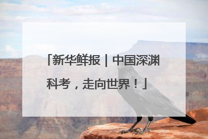 新华鲜报｜中国深渊科考，走向世界！