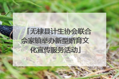 无棣县计生协会联合佘家镇举办新型婚育文化宣传服务活动