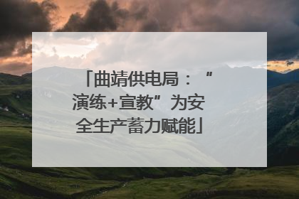 曲靖供电局：“演练+宣教”为安全生产蓄力赋能