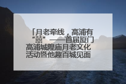 月老牵线，高浦有“囍”——首届厦门高浦城隍庙月老文化活动暨他趣百城见面会隆重举办