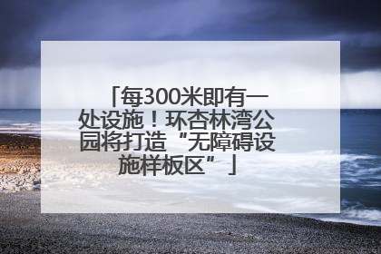 每300米即有一处设施！环杏林湾公园将打造“无障碍设施样板区”
