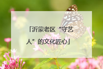 沂蒙老区“守艺人”的文化匠心