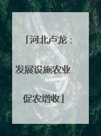 河北卢龙：发展设施农业促农增收