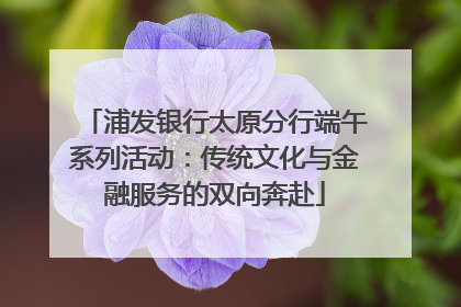 浦发银行太原分行端午系列活动：传统文化与金融服务的双向奔赴