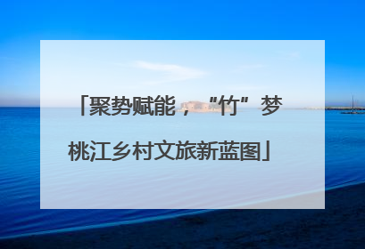聚势赋能，“竹”梦桃江乡村文旅新蓝图