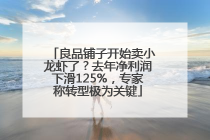 良品铺子开始卖小龙虾了？去年净利润下滑125%，专家称转型极为关键