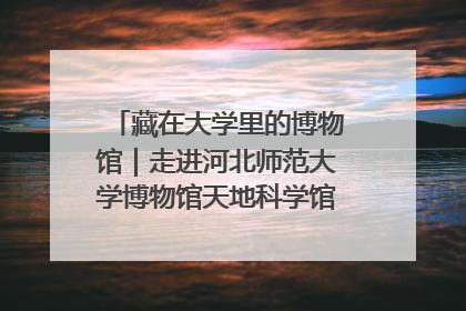 藏在大学里的博物馆｜走进河北师范大学博物馆天地科学馆：在校园里赴一场“宇宙之约”