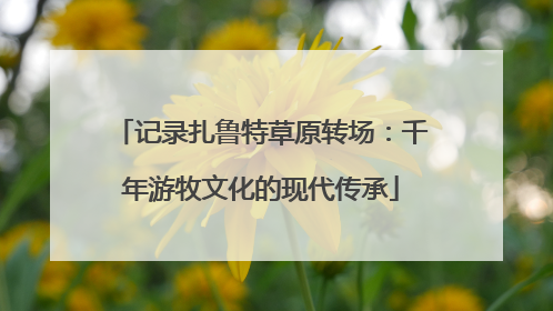 记录扎鲁特草原转场：千年游牧文化的现代传承