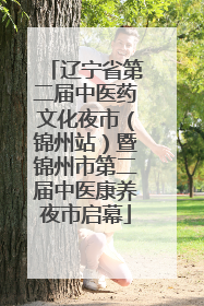 辽宁省第二届中医药文化夜市（锦州站）暨锦州市第二届中医康养夜市启幕