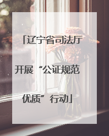 辽宁省司法厅开展“公证规范优质”行动
