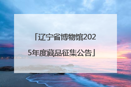 辽宁省博物馆2025年度藏品征集公告