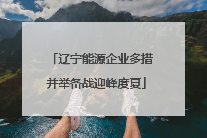 辽宁能源企业多措并举备战迎峰度夏