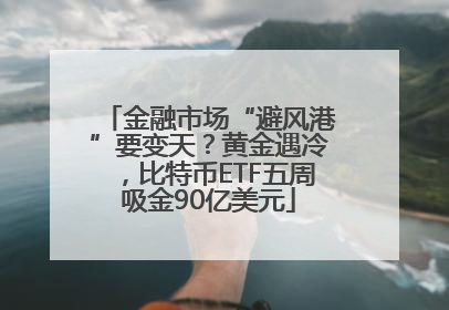 金融市场“避风港”要变天？黄金遇冷，比特币ETF五周吸金90亿美元