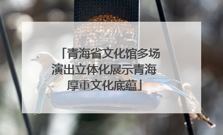 青海省文化馆多场演出立体化展示青海厚重文化底蕴