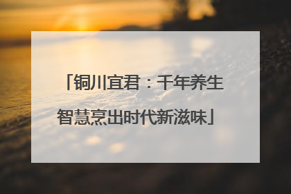 铜川宜君：千年养生智慧烹出时代新滋味