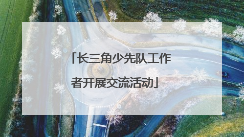 长三角少先队工作者开展交流活动